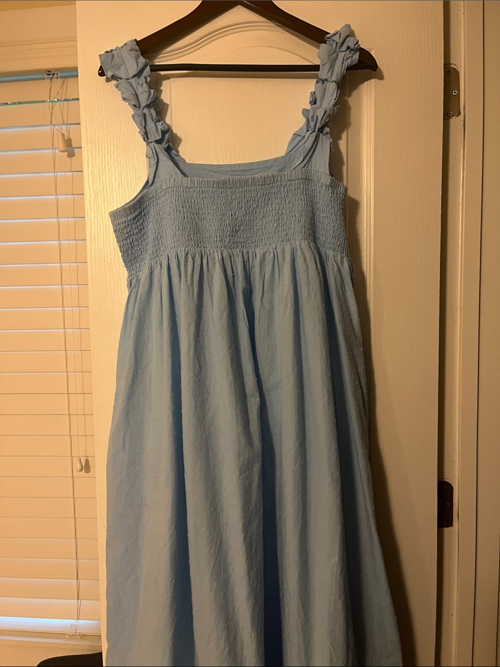 LAKE light blue size large nap dress - Picture 3 of 3